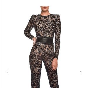 Nadine Merabi Jumpsuit Bella Black